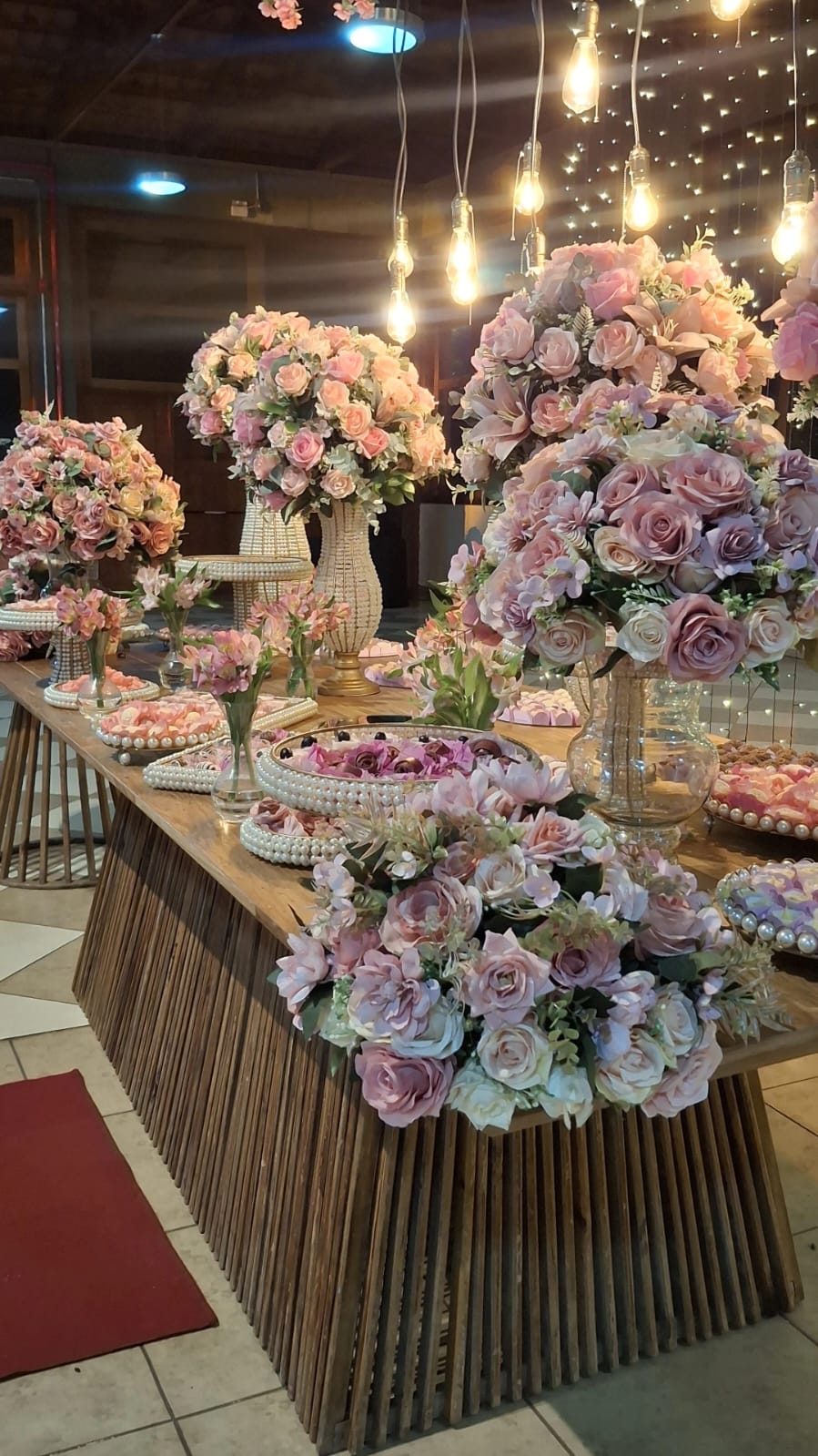Decoração do casamento realizado em 8 de agosto de 2026