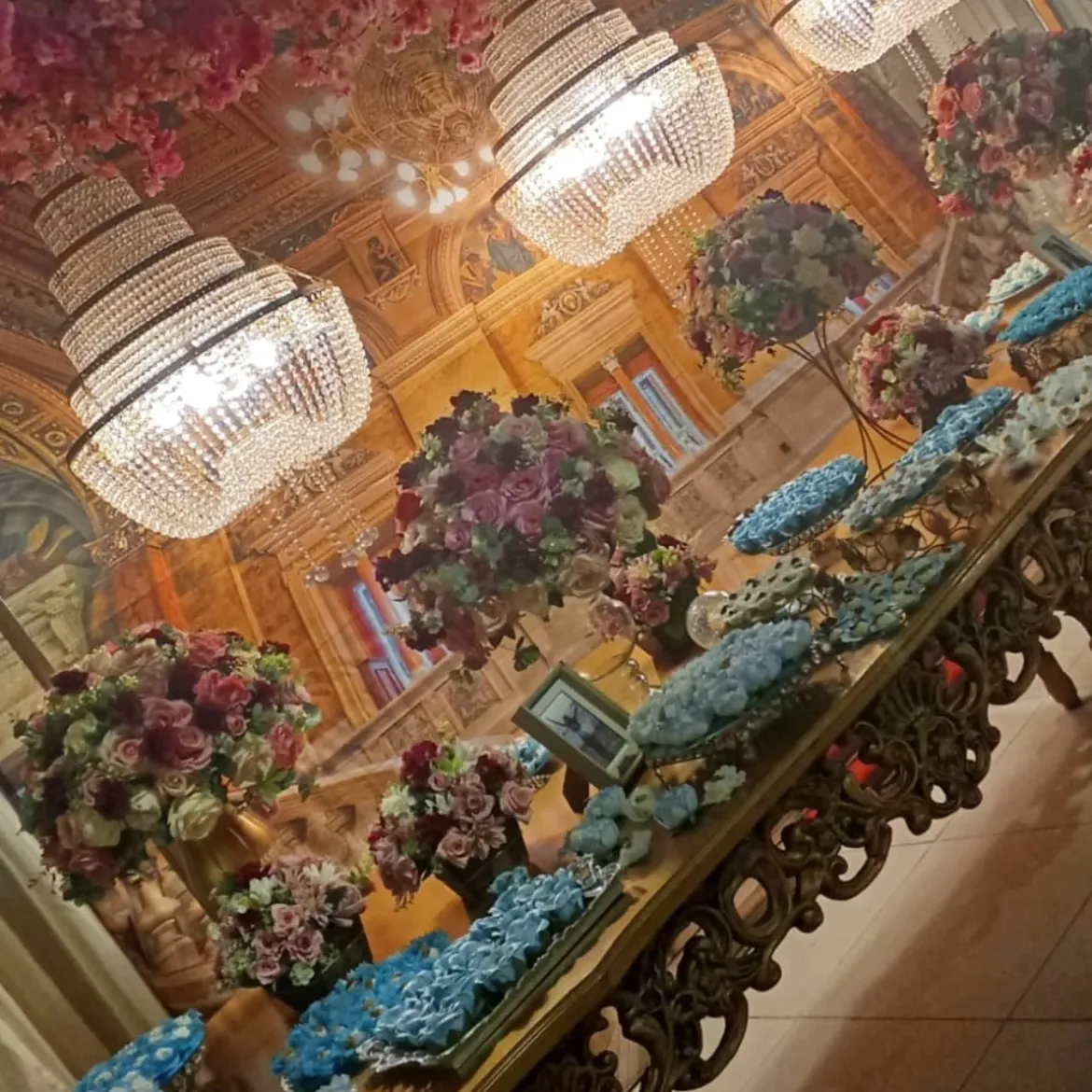 Mesa decorada no Espaço Nobre Mineirinho